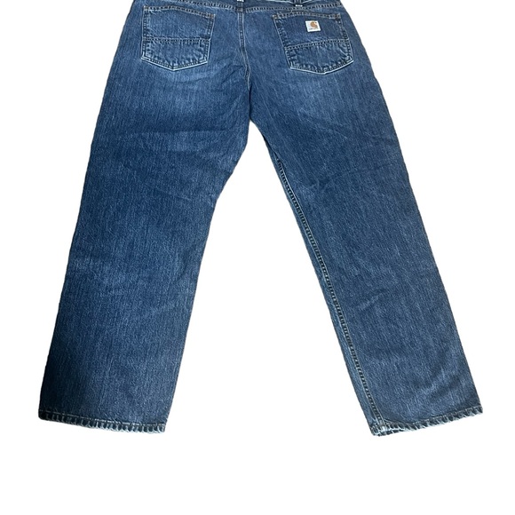 Men’s Carhartt, Relaxed Fit, 40x32, Zip-Up Jeans. D36 - Picture 7 of 11